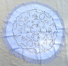 Nappe ancienne blanche d'occasion  Gandelu