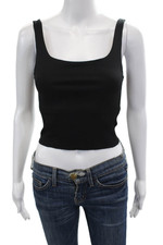 Regata feminina Carbon38 sem mangas com nervuras gola redonda preta tamanho M comprar usado  Enviando para Brazil