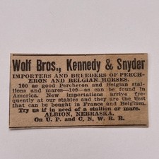 Wolf bros. kennedy for sale  Hinckley