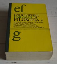 Enciclopedia garzanti filosofi usato  Zermeghedo