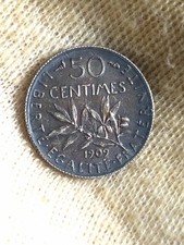 Centimes semeuse 1909 d'occasion  Flesselles