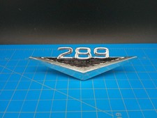 Emblema vintage Ford 289 V8 Fender emblema OEM metal década de 1960 Mustang Fairlane Galaxie comprar usado  Enviando para Brazil