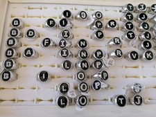 Anello lettera iniziale usato  Santa Maria di Licodia
