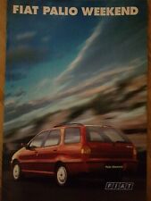 DEPLIANT BROCHURE FIAT PALIO WEEKEND IN ITALIANO 1998 8 PAGINE, usado comprar usado  Enviando para Brazil