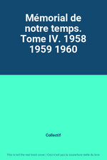 Memorial temps. tome d'occasion  France