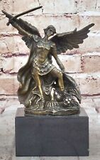 Estatua De Bronce Fundido Caliente Del Arcángel San Miguel, Sujetalibros comprar usado  Enviando para Brazil