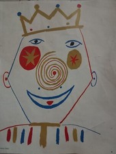 Linogravure picasso datee d'occasion  Vals-les-Bains