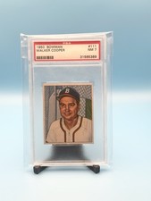 1950 BOWMAN BASEBALL Walker Cooper #111 PSA 7 QUASE PERFEITO Boston Braves comprar usado  Enviando para Brazil