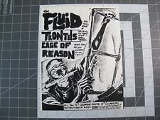 Antigo panfleto punk hardcore - The Fluid Cage of Reason at German House 1986 HC1, usado comprar usado  Enviando para Brazil