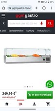 Kühlaufsatzvitrine eco gebraucht kaufen  Erlangen