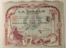 Cigale théâtre concert d'occasion  Montaigu