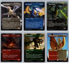 Dragon 6 BORDERLESS Magic the Gathering SET MTG Aventuras en Reinos Olvidados segunda mano  Embacar hacia Mexico