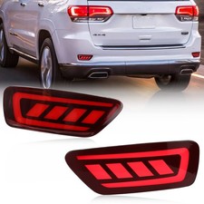Usado, 2x Lâmpada de freio LED luz de para-choque traseira para Jeep Grand Cherokee 2011-2021 bússola comprar usado  Enviando para Brazil