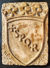 Stemma araldico s.p.q.r usato  Villaricca