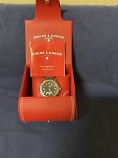Relógio Swiss Legend Gents Vault cronógrafo masculino modelo preto - SL-60003-02 comprar usado  Enviando para Brazil