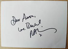 Original autograph rachel for sale  STOCKPORT