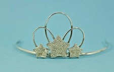 Antigo Lunt Prata Esterlina Exclusivo Baby Tiara Star Design 9,7 Gramas Frete Grátis!! comprar usado  Enviando para Brazil
