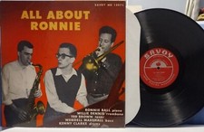 RONNIE BALL-TED BROWN All About SCARCE 1956 DG SAVOY Jazz RVG Kenny Clarke HEAR! comprar usado  Enviando para Brazil
