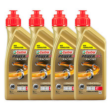 4 LITRI OLIO MOTORE CASTROL POWER RS RACING 5W40 4T MOTO 100% SINTETICO JASO MA2 comprar usado  Enviando para Brazil