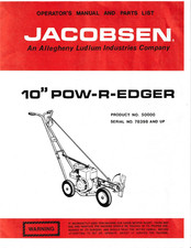 Jacobsen pow edger for sale  Vulcan
