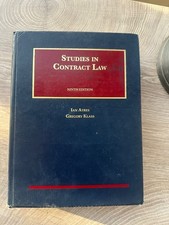Studies contract law for sale  Indianapolis
