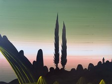 Paesaggio olio tela usato  Ancona