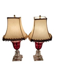 Vintage pair cranberry for sale  Brooklyn