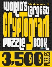 Worlds largest cryptogram for sale  Montgomery