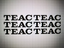 Teac decal sef for sale  BARNSLEY