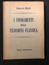 Fondamenti della filosofia usato  Compiano