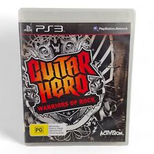 Guitar Hero: Warriors of Rock Sony PS3 PlayStation Game RASTREAMENTO comprar usado  Enviando para Brazil