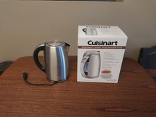 Chaleira elétrica programável sem fio CLEAN Cuisinart 1,7 litros aço inoxidável  comprar usado  Enviando para Brazil