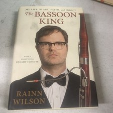 The Bassoon King: My Life in Art, Faith, & Idiocy Rainn Wilson Signed THE OFFICE comprar usado  Enviando para Brazil