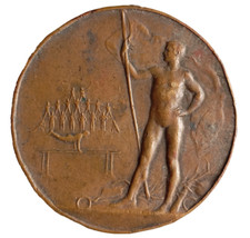 Antique bronze medal d'occasion  Expédié en Belgium