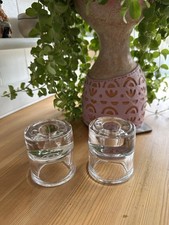 Heavy glass candle for sale  PENZANCE