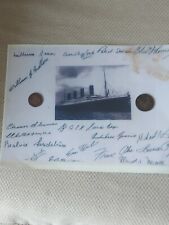 Titanic signed print for sale  PORTSTEWART