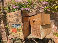 Vintage wooden boxes for sale  ROSS-ON-WYE