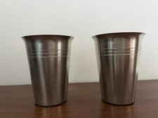 Coppia bicchieri peltro usato  Lugo