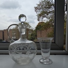 Small decanter crystal for sale Small decanter crystal for sale  STAINES-UPON-THAMES