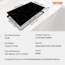 Vevor li5 burner for sale  Eckerman