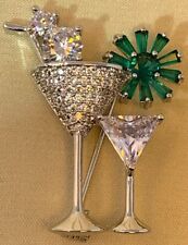 Brosche anstecknadel cocktail gebraucht kaufen  Berlin