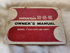 Manual do proprietário ORIGINAL Honda 50 65 90 C100 C102 C65 CM91 comprar usado  Enviando para Brazil