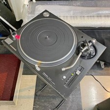 Technics SL-1200MK5 Black Direct Drive DJ toca-discos sem tampa/slipmat, funciona bem, usado comprar usado  Enviando para Brazil