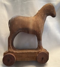 Usado, Brinquedo de puxar cavalo Dala antigo extremamente raro esculpido à mão em madeira maciça 6” comprar usado Usado, Brinquedo de puxar cavalo Dala antigo extremamente raro esculpido à mão em madeira maciça 6” comprar usado  Enviando para Brazil