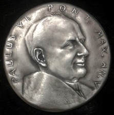 Medalha de Prata Papa Paulo VI Vaticano Medalha Anual Oficial Ano V 1967 comprar usado  Enviando para Brazil