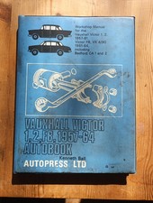 Vauxhall victor workshop for sale  REDDITCH