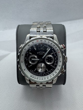 Relógio piloto rotativo personalizado. Chronspeed 43mm. Inclui pulseira de couro original comprar usado  Enviando para Brazil