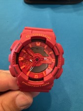 Relógio digital masculino vermelho Casio G-Shock 5146 Ga-110ac precisa de nova bateria excelente estado. comprar usado  Enviando para Brazil