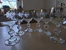 Bohemia weingläser goldrand gebraucht kaufen  Grünhufe,-Lüdershagen