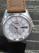 Relógio masculino Orient automático cristal de safira WR 50 aço inoxidável Japão EM6X-CA comprar usado  Enviando para Brazil